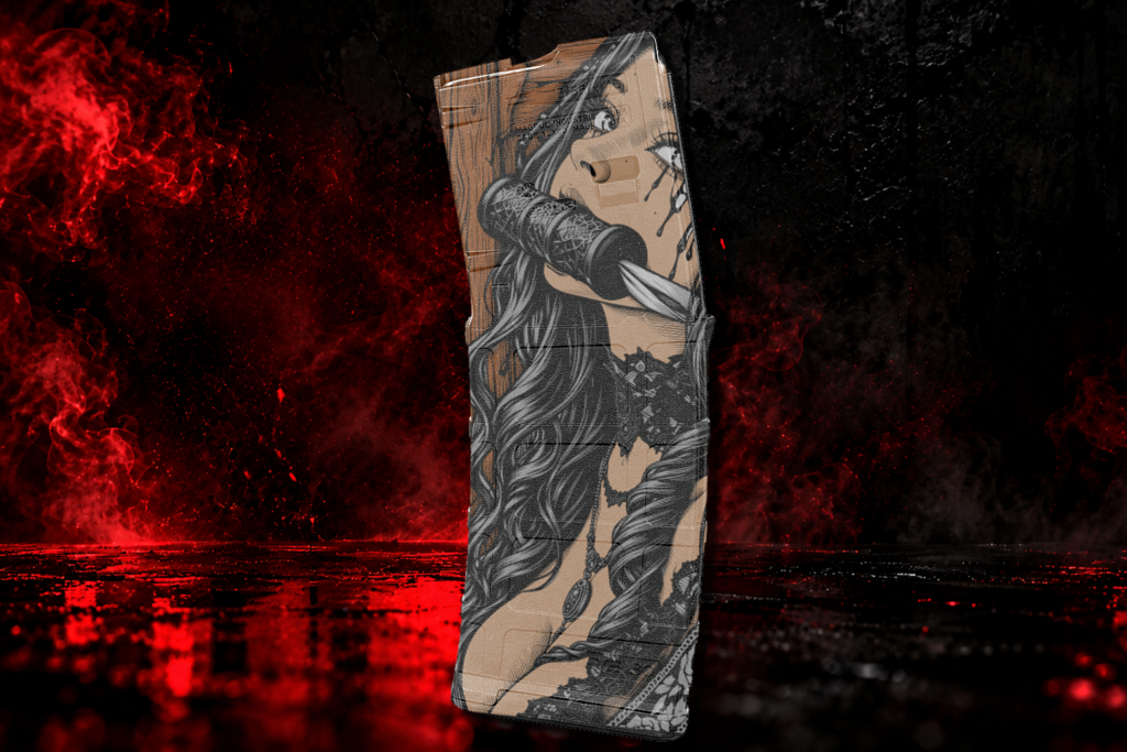 Demon Huntress PMAG Engraving Design