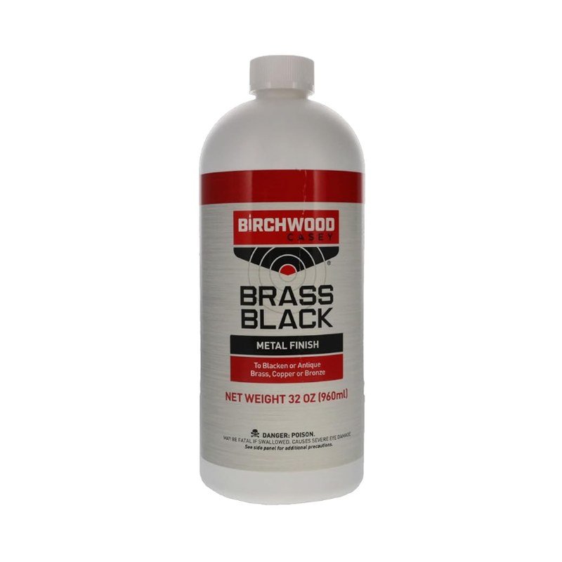 Birchwood Casey Brass Black metal finish, 32oz bottle